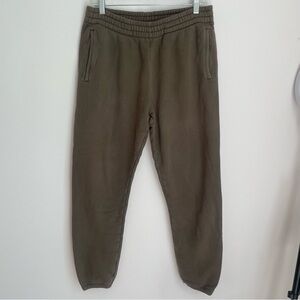 Outdoor Voices Sweatpants Joggers Cotton Green Olive size S